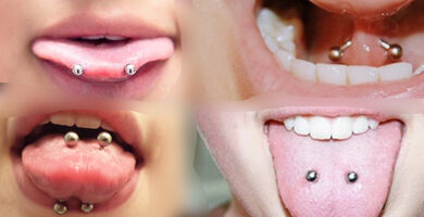 tipos piercing lengua