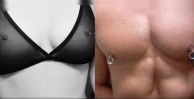 tipos piercing pezon