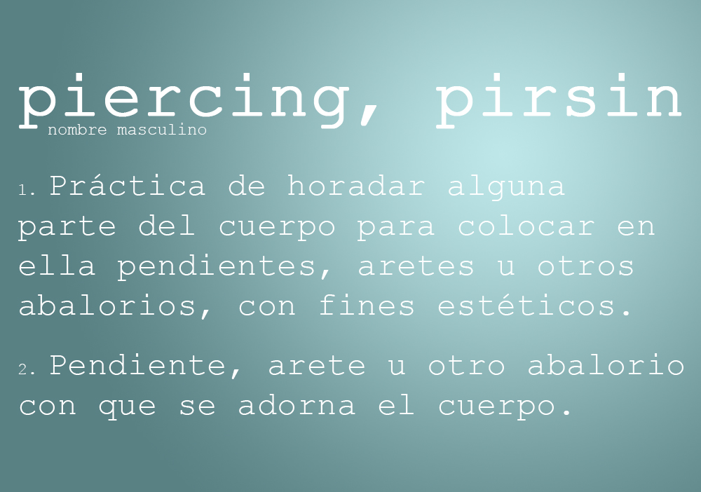 significado piercing